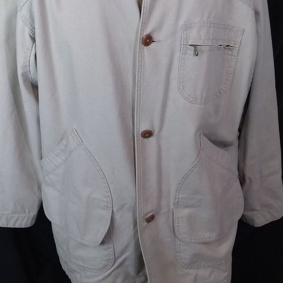 L.L.Bean Outerwer chore barn coat Jacket Heavy Lined Mens - Picture 3 of 7